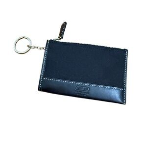 Coach Black Keychain Pouch